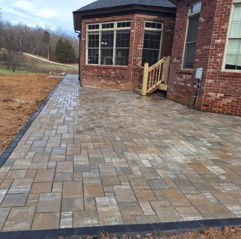 Paver patio