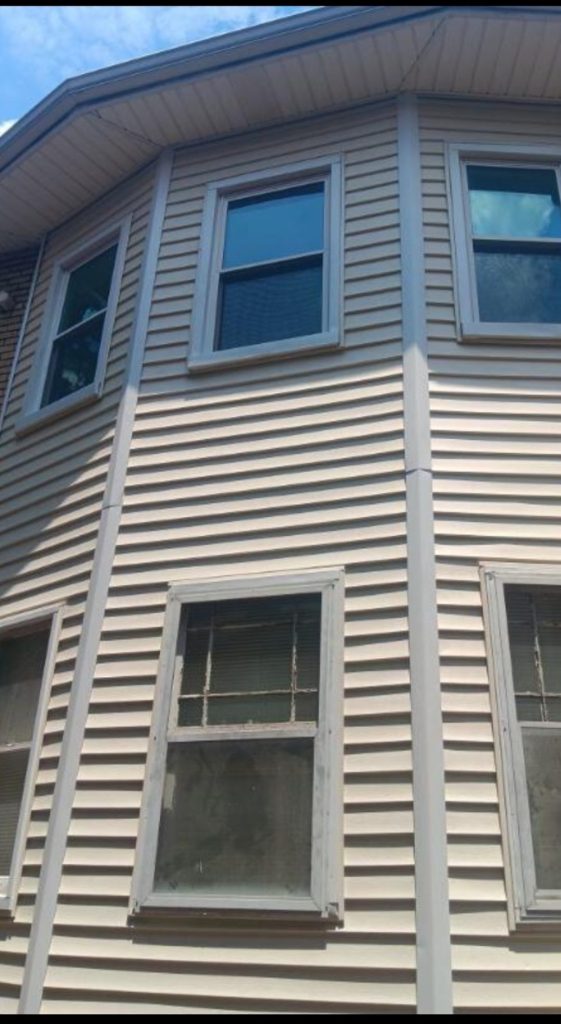 New siding and metal wrap